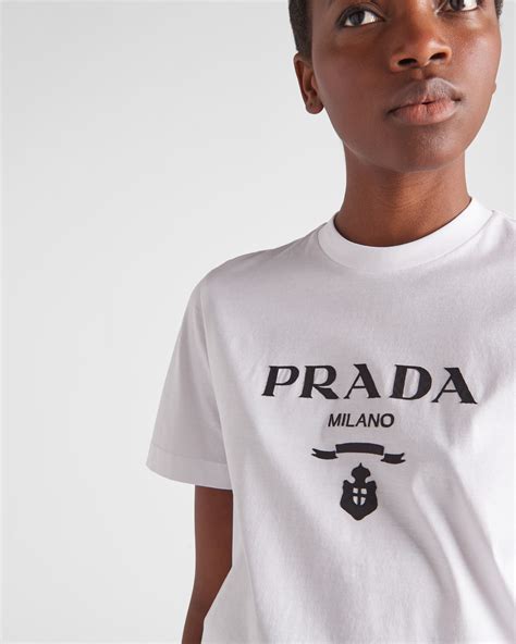 prada embroidered t shirt|prada men's t shirts clearance.